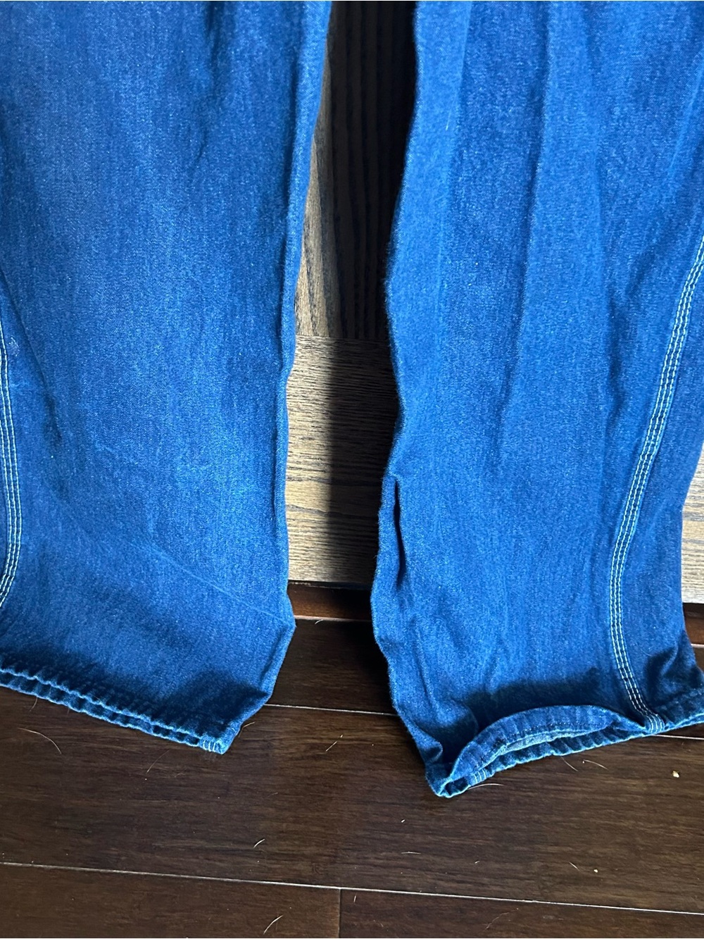 Men's Dark Blue Denim Overalls - Unbranded - Picture 4 of 7